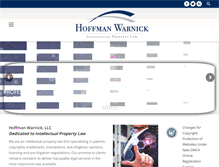Tablet Screenshot of hoffmanwarnick.com